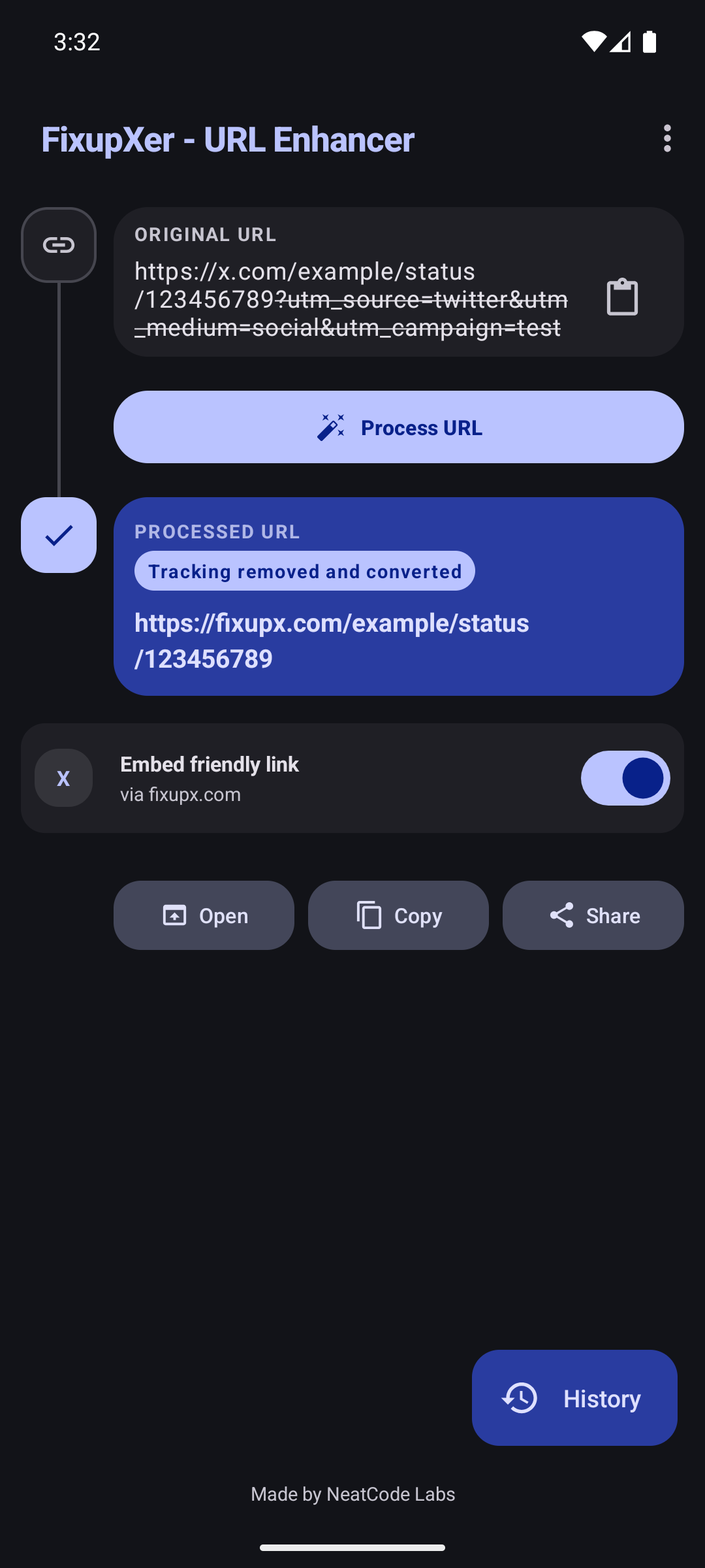FixupXer dark mode